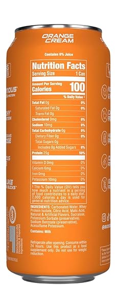 BUCKED UP – LIGHTLY CARBONATED PROTEIN DRINK