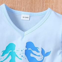 Girl Mermaid Dress Tulle Toddler Blue Swing Bowknot