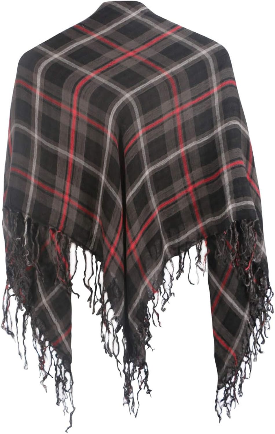 Accessories Knitted Women Scarf Plaid 