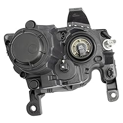 TRQ 2 Piece Headlight Assembly Set Chrome Bezel