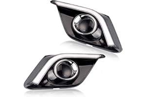 BIHEE Daytime Running Light Assembly for Mazda 3 Axela 2014 2015 2016, 3 Color DRL Driving Fog Lamp Waterproof Bright Assembly Kit,1 Pair