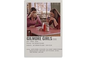 ENYPOLIS TV Series Gilmore Girls 90s Vintage Posters & Prints on Canvas Wall Art Poster for Room Decor Unframe 12x18inch(30x45cm)