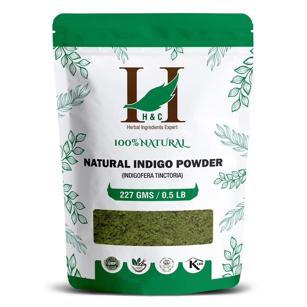 Natural Indigo Powder for Hair (227g 