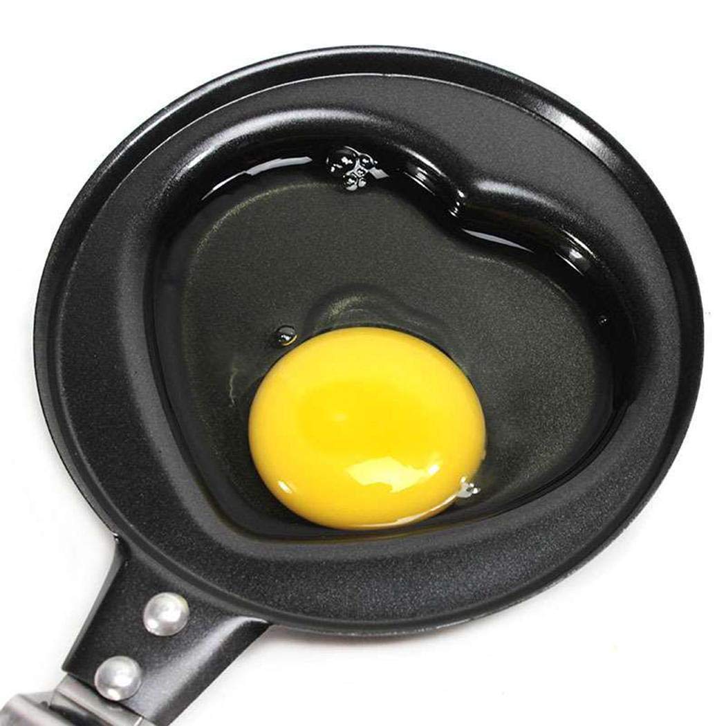 Cokil Mini Egg Frying Pan Handheld Kitchen Non-Stick Omelette Pancake Molds Tool Grill Pans