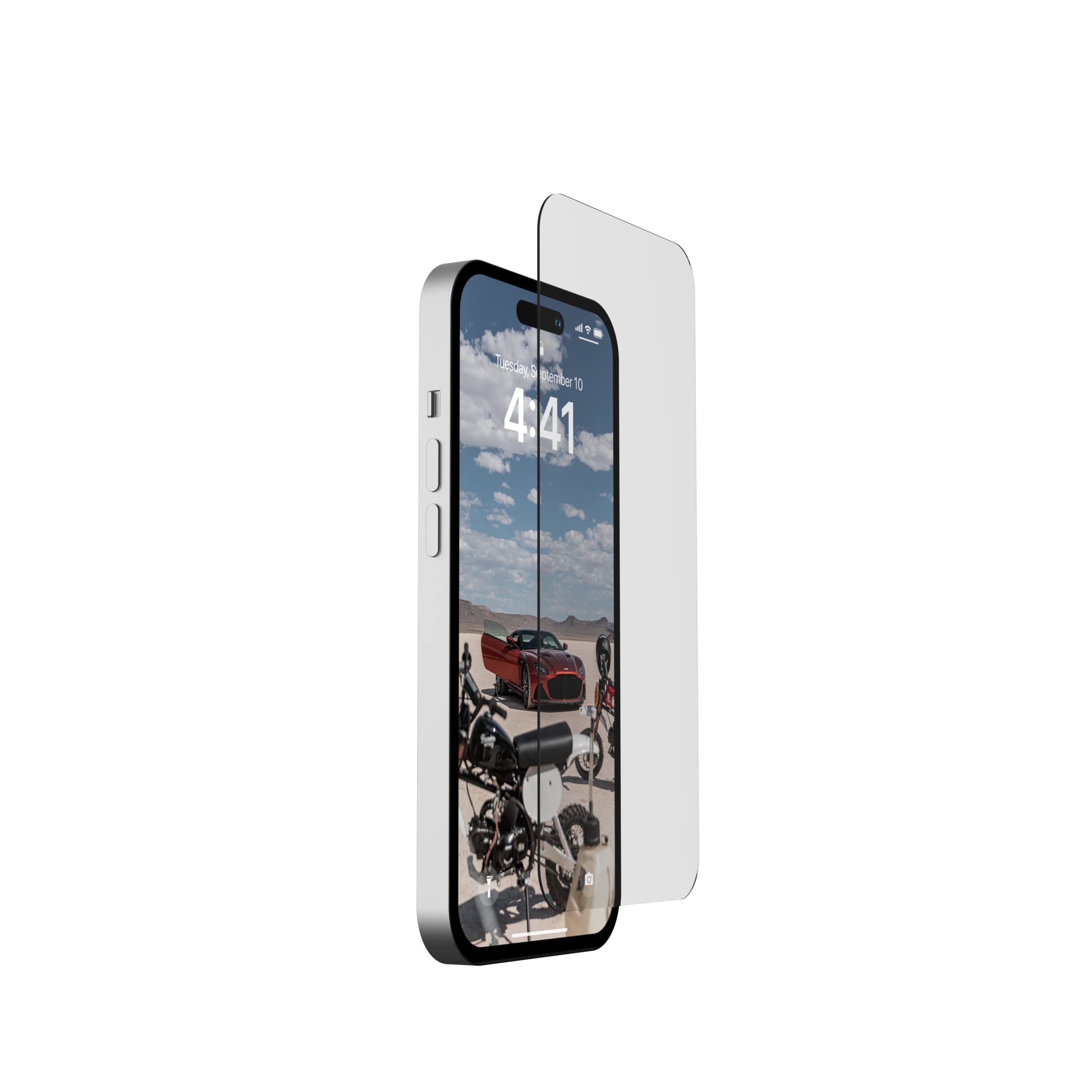 UAG Designed for iPhone 14 Pro Glass Screen Protector Shield Plus 6.1" Premium Double 9H Strengthened Tempered Glass Ultra-Clear HD, Anti-Fingerprint, Anti-Glare Clear by URBAN ARMOR GEAR