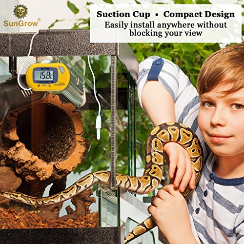 4 Reptile+Terrarium+Digital+Thermometer+Temperature