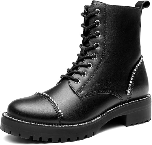 black combat boots women