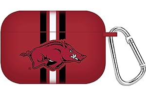 AFFINITY BANDS Arkansas Razorbacks HD Case Cover Compatible with Apple Airpods Pro - Stripes