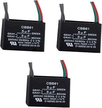 Amazon Com Swess 4 Wire Cbb61 Ceiling Fan Capacitor For New Tech