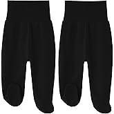 HahaNice Baby Footed Pants Cotton Newborn Leggings 0-12 Months