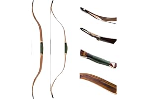AF BOW&ARROW AF Archery Turkish Recurve Bow, 50" High-Performance Traditional Laminated Hunting Horse Bow for Adults Youth Beginners Enthusiasts and Hunting
