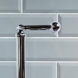 Bath Vida Floor Standing Toilet Roll Holder Chrome Finish Stainless Steel view 4