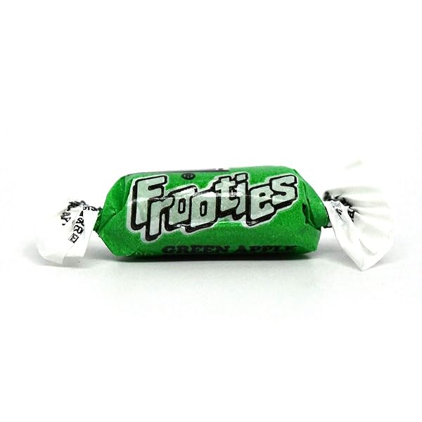 TOOTSIE ROLL GREEN FROOTIES – 2 POUND BAG OF INDIVIDUALLY WRAPPED CHEWY CANDY – GLUTEN FREE, PEANUT FREE – GREEN APPLE, 38.8 OUNCE