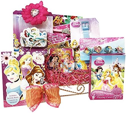 Disney Princess Sleigh Christmas Gift Baskets | Christmas Gift Baskets for girls to have a look like princess A perfect Christmass gift basket for kids to create a very special Christmas