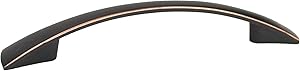 Colester Direct Kitchen Cabinet Hardware Drawer Pull Handle, Hole Spacing 3 3/4", Length 5 1/4" (10, Oil Rubbed Bronze)