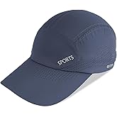 GUTISHI Quick Dry Running Hat Adjustable Cooling Baseball Hat Breathable Sport Cap Reflective UPF 50+ Run Hats for Womens Men