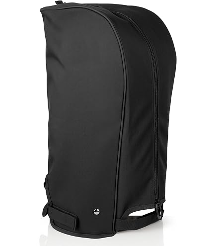 SANDIAN, Birdie Black, Golf Bag Rain Hood Cover for Standard Size, Waterproof 1260D Oxford Polyester, 12x20 Inches, Padded Protection, PU Coated, Two Sided Zipper, Adjustable Buckle Lock Fasteners : Sports