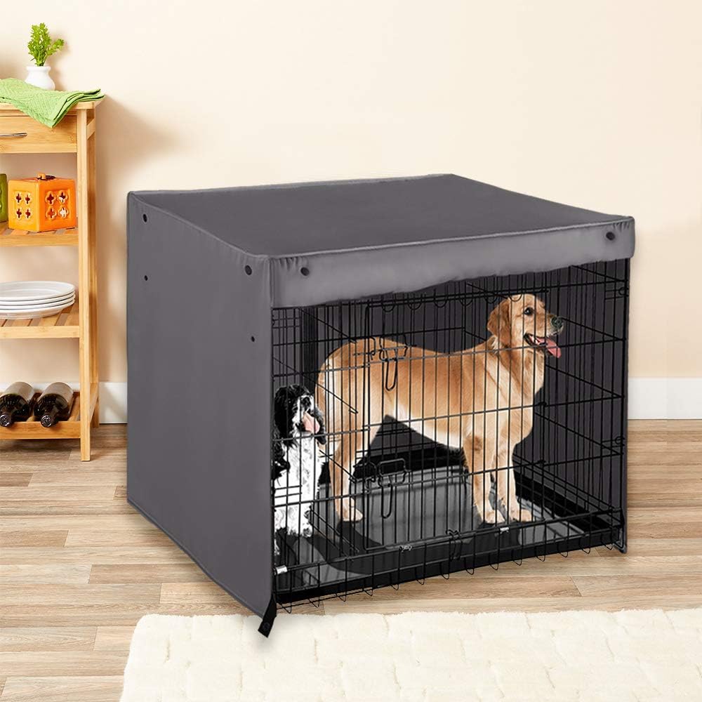 covering puppy crate at night