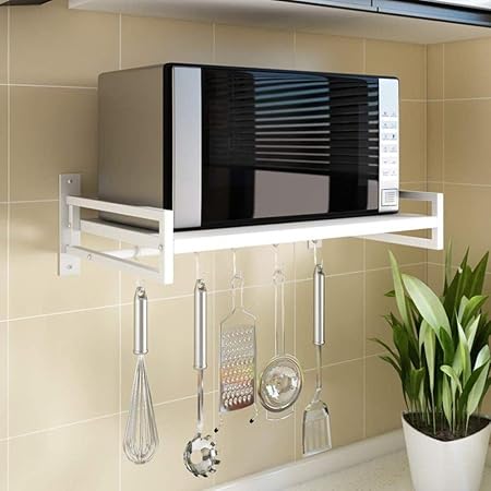WOYQS Estante De La Cocina/Microondas Rack/Montaje En Pared ...