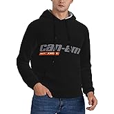 PBFDCPA Can and am Men'S Casual Pullover And Long Sleeve Hoodie With Hat Pocket Shirt Black