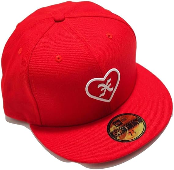 Amazon God Selection Xxx ニューエラ 19ss ハートx刺繍キャップ 帽子 New Era ゴッドセレクショントリプルエックス 赤 7 5 8 キャップ 通販