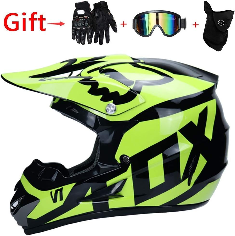 MEIEI Downhill Helmet DH Off-Road Motorcycle AM ​​Riding Helmet Complete Full Face Helmet For Men And Women Four Seasons Outdoor Sport Protection, L