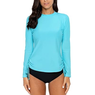 vivicoco Womens Long Sleeve Rash Guard Swim Shirts Guatemala Ubuy