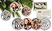 WIZARD OF OZ CHRISTMAS Colorized JFK Half Dollar U.S. 3-Coin Set Tree Ornaments