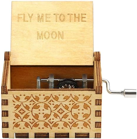 G/N Fly Me to The Moon Caja de música de Madera-Cajas ...