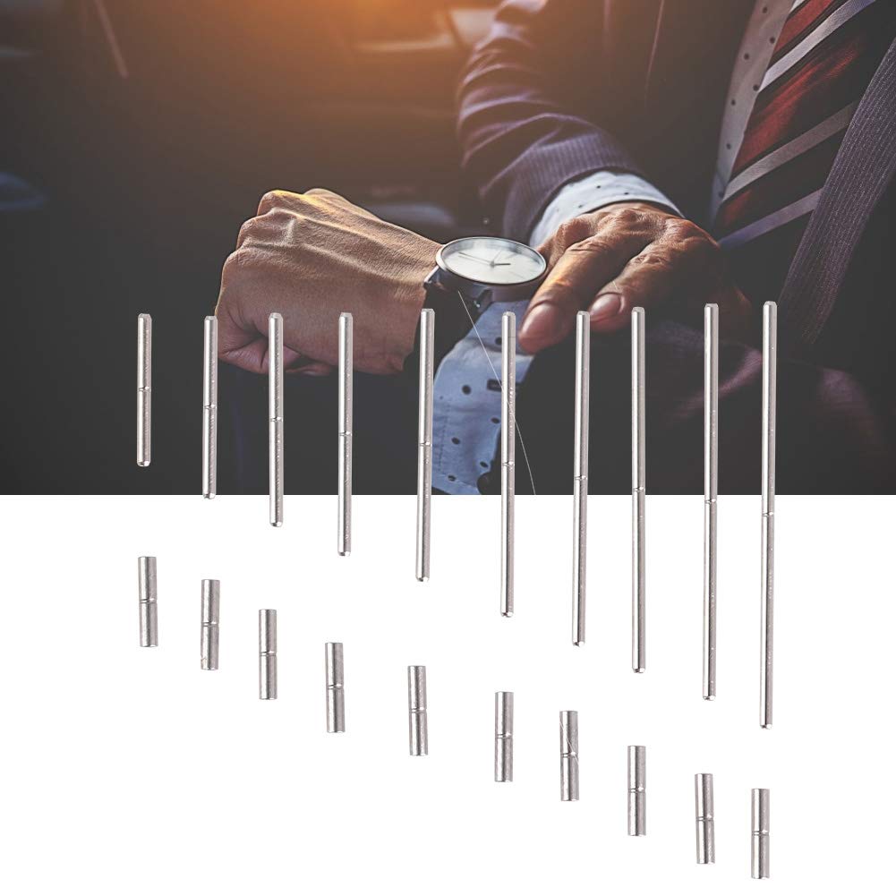 YUYTE Tubes Metal Strap, Watch Strap Pins for Citizen,10 Types Watch Strap Watchband Tubes Pins Watch Repairing Tool Replacement Accessory Watch Repair Accessories with Storage Box