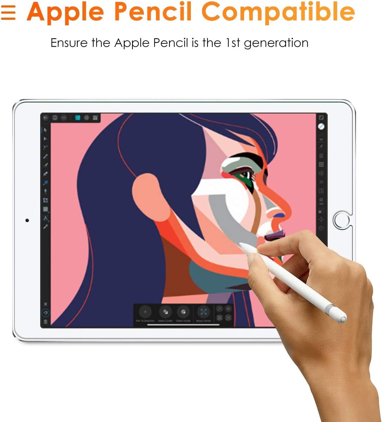 SPARIN [3 Pack] Screen Protector for iPad 8th Generation / iPad 7th Generation (10.2 Inch), Tempered Glass / Apple Pencil Compatible / High Definition: Electronics