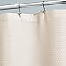 InterDesign Paxton Fabric Shower Curtain, Luxury Hotel - Long 72 x 84, Sand