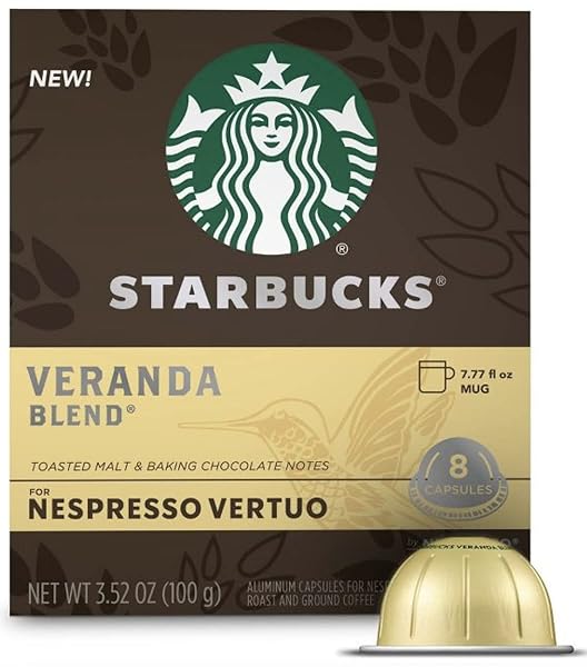 STARBUCKS® VERANDA BLEND® STARBUCKS® BY NESPRESSO® FOR VERTUO