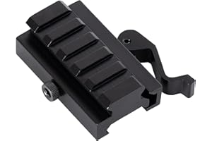 DD DAGGER DEFENSE Dagger Defense Quick Detach, 5X Slot Rail Riser for Single Rail Systems and add on Accessories