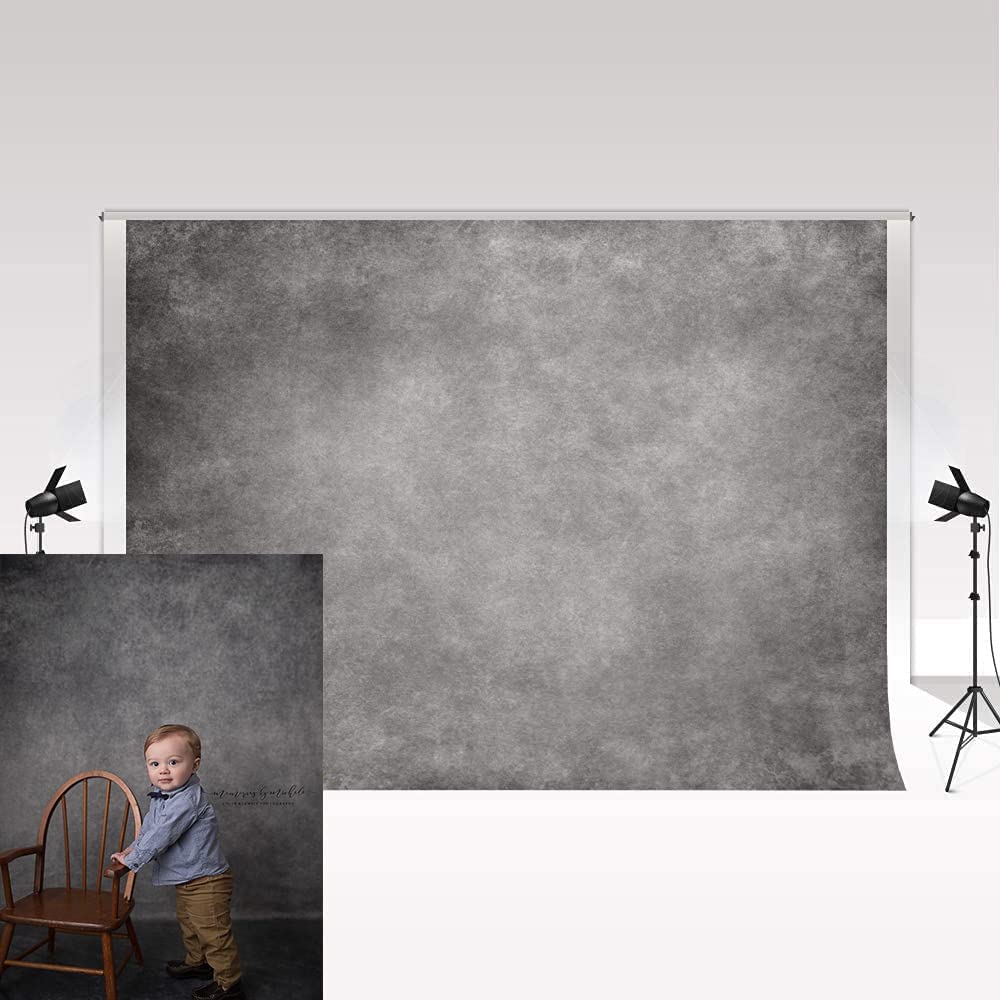 Kate 2.2x1.5m Dark Grey Photo Backdrops Retro Abstract Textured Photography Background Microfiber No Crease Backdrops for Professional Portrait Photography Studio