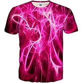 EOWJEED Unisex 3D Graphic Print Shirts for Mens Women Casual Short Sleeve Tee Shirts Top