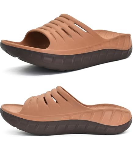 Amazon.com | GPOS Mens Sport Recovery Sandals Arch Support 