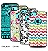 Protective Designer Vinyl Skin Decals for OtterBox Commuter iPhone 5c Case - Cool Trendy Floral, damask, Chevron & Tribal Design Patterns (Pack of 4 Skins) - [TeleSkins] - Only SKINS and NOT Case