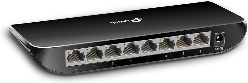 TP-Link TL-SG1008D 8 Port Gigabit Ethernet Network Switch Plug and Play Desktop