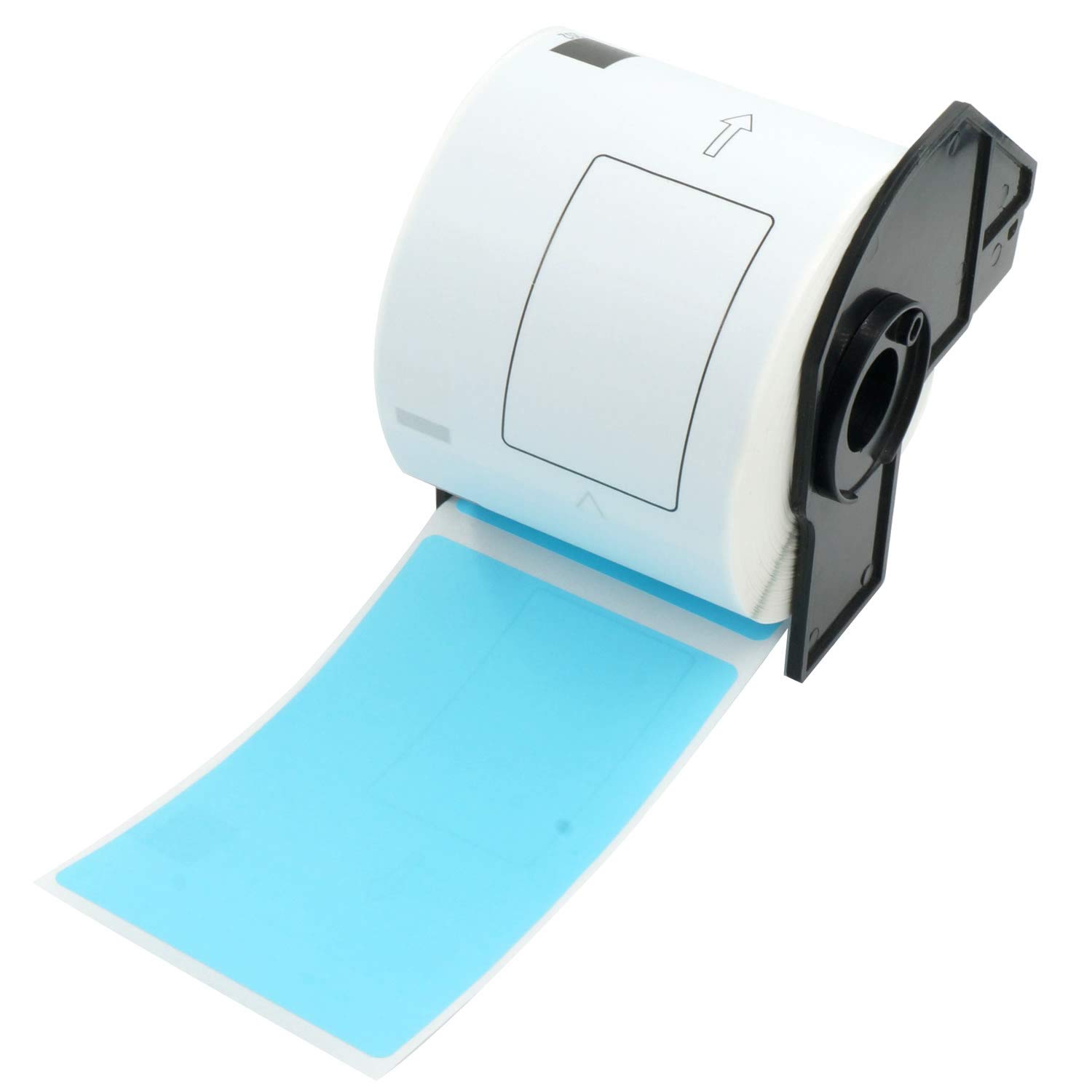 BETCKEY - 300 Blue Labels Replacement for Brother DK-11202, 62mm x 100mm Shipping Labels Compatible with Brother QL Label Printers