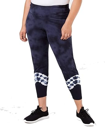 blue athletic leggings
