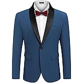 COOFANDY Mens Tuxedo Jacket Wedding Suit Jacket Slim Fit Blazer Jacket for Dinner, Prom, Party