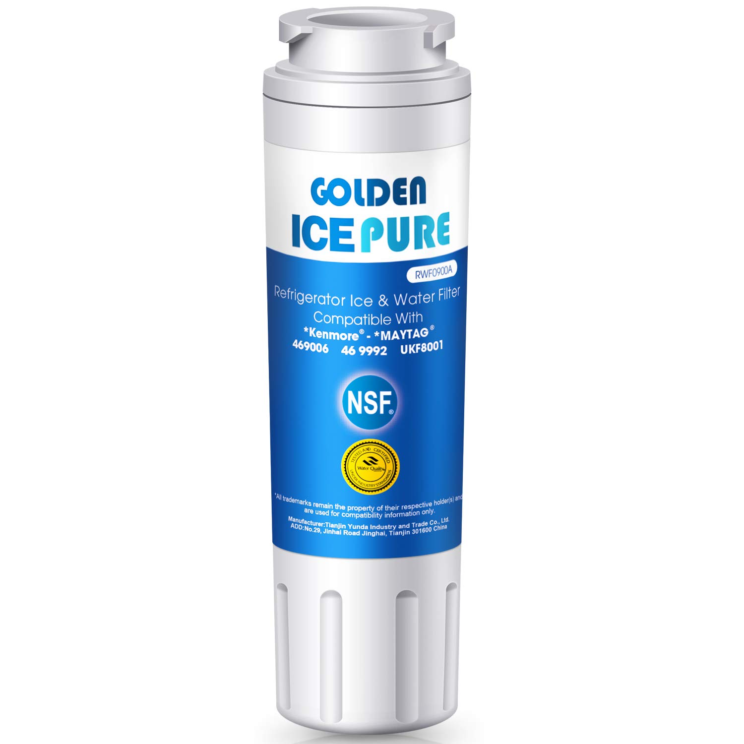 GOLDEN ICEPURE Refrigerator Water with Maytag UKF8001