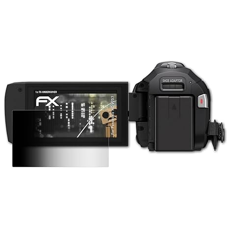 atFoliX Blickschutzfilter für Panasonic HC-V757 Blickschutzfolie, 4-Wege Sichtschutz FX Schutzfolie