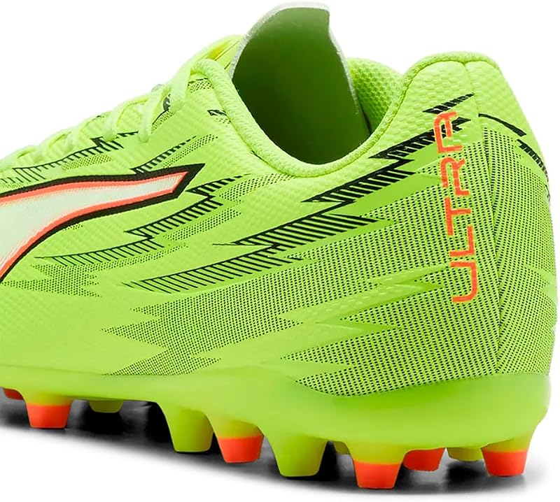 Ultra 6 Play MG Chaussures de Football Unisexes Jaune Alerte Noir-rougeâtre Lime Squeeze, 41 EU, Yellow Alert PUMA Squeeze Squeeze Noir/Rouge, 41 EU — photo 2 sur 6