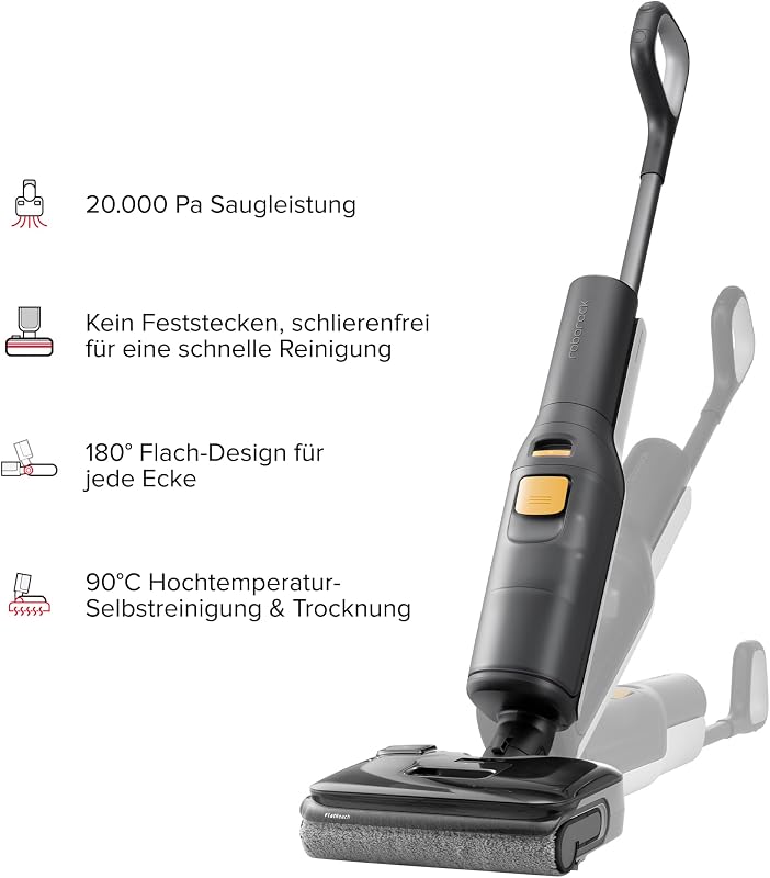 F25 BX Nass Trockensauger, 20.000 Pa, 180° Flach absenkbar