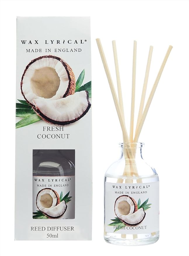 Amazon WAX LYRICAL Made in England リードディフューザー 50ml フレッシュココナッツ