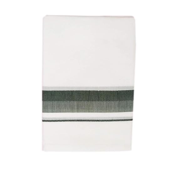 Men's Pure Cotton White Dhoti(112_White_2m)