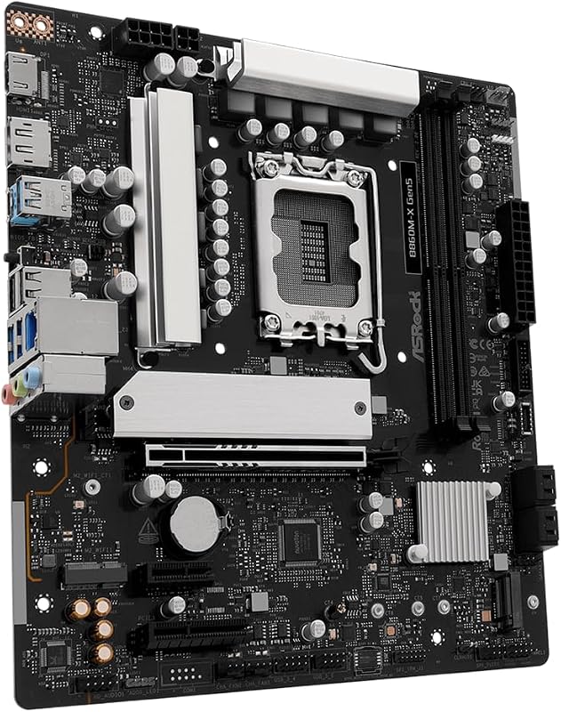 Placa Base B860M-X Gen5, Micro ATX, zócalo LGA1851, Chip Intel B860, DDR5 hasta 9066+ MHz, PCIe 5.0
