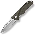 Buck Knives 840 Sprint Select, Easy Opening Ball Bearing Flipper Liner Lock Folding Pocket Knife with Removable Clip, 420 HC Steel